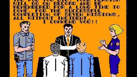 Taito Chase H. Q. - NES - ending (eng trad.)