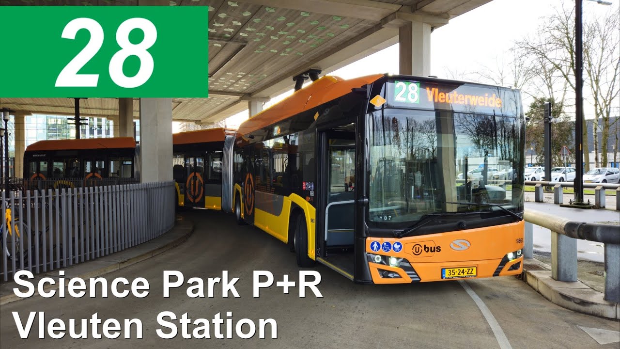 U-OV lijn 28: P+R Science Park - Station Vleuten  | Transdev Utrecht |Transdev 9861 | 2025