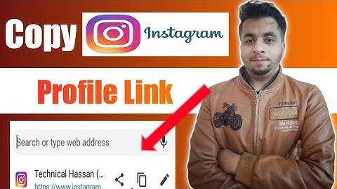 How to: [ copy Instagram profile link ] ( 2021 )by [Technical Hassan]