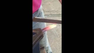Hunter heel on concave demonstrated by Gary Darlow