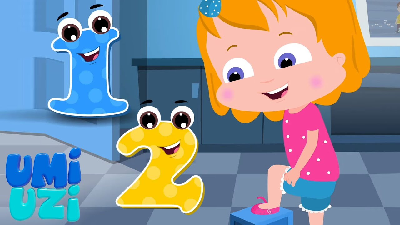 Один два пряжки мой ботинок детский сад потешка для детей - YouTube