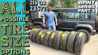 Tire Upgrade Options for the Suzuki Jimny - All Possible Sizes and their Weights #4x4 #suzuki