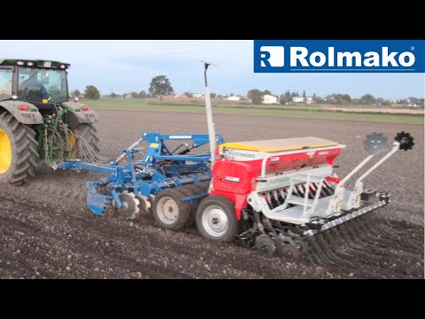 Rolmako - Brona talerzowa uprawowo siewna, Seedbed disc harrow, Дисковая предпосевная борона