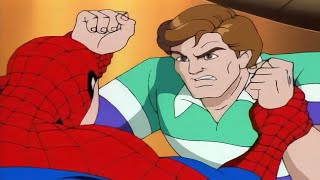 Spiderman vs Peter Parker? | Spiderman The Animated Series - Season 1 Episode 13