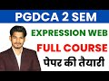 Ms expression web full course  pgdca 2nd sem most imp questions    free online gyan