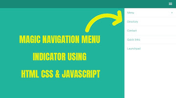 Responsive Navbar menu using HTML CSS javascript for beginners | Web Development Skills