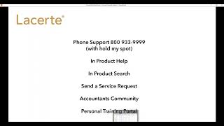 Lacerte support options