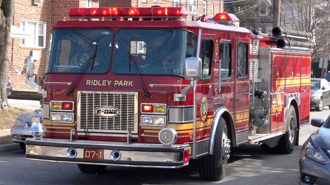 Prospect Park Fire Company Engine 8 & Ridley Park Fire Department