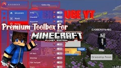 Premium Toolbox For Minecraft PE 1.20.1 | X-RAY UPDATE & SIGN IN FIXED!