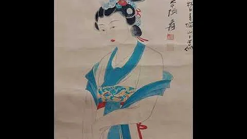 張大千仕女圖  他眼中的標準美人　取法敦煌壁畫的仕女圖 - 天天要聞