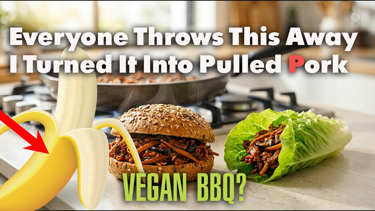🍌Everyone Throws This Away… I Turned It Into Pulled Pork🍔