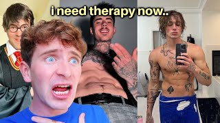 REACTING TO TIKTOK THIRST TRAPS PT 3 *disturbing🥰*