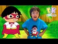 SUPERHERO KID Ryan Saves Gus! Animation video for Children