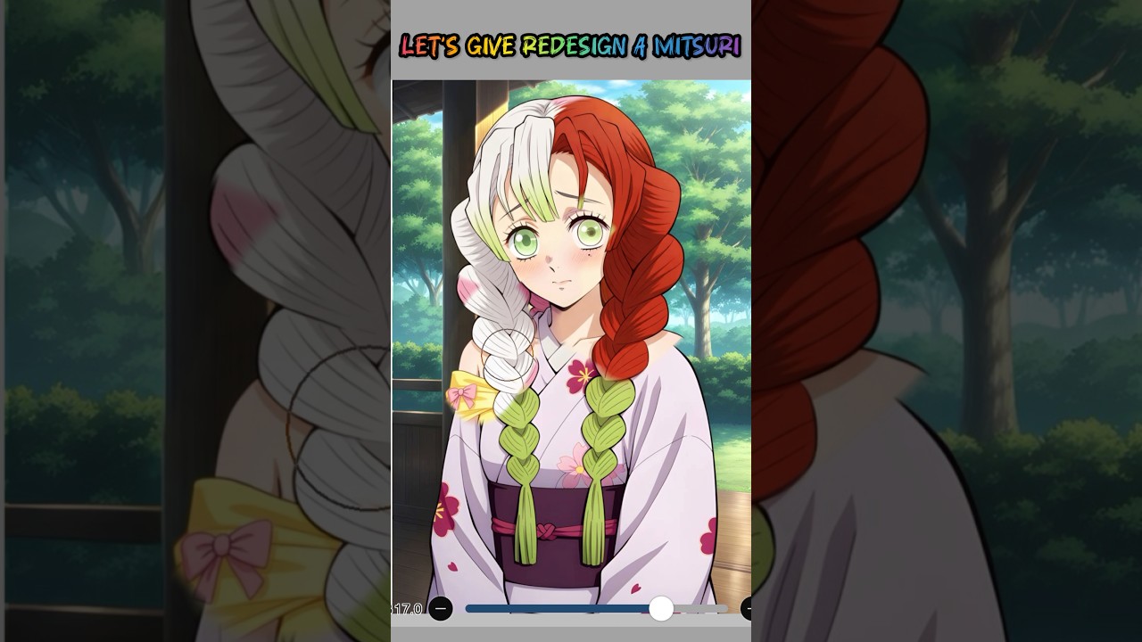 Let’s give #mitsuri a redesign #anime #shinobu #demonslayer #knyoc #kny #fypシ゚viral