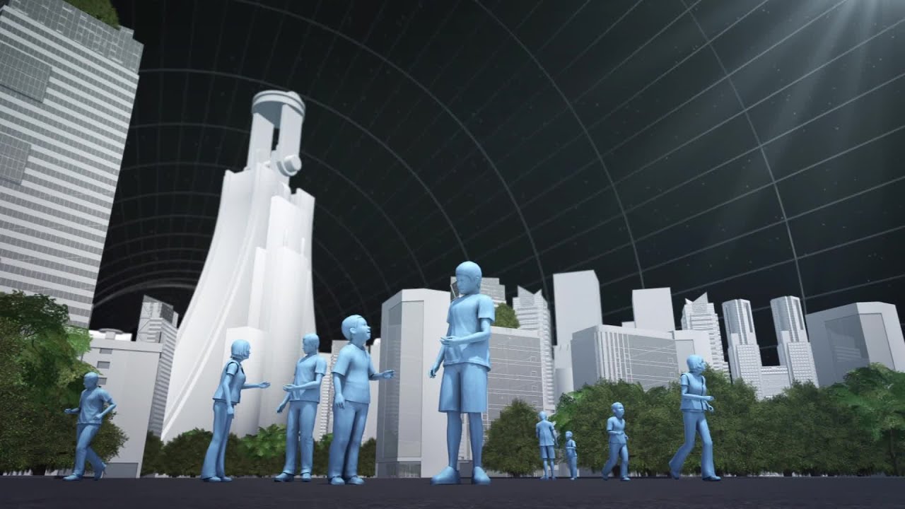 Jeff Bezos unveils space colony vision