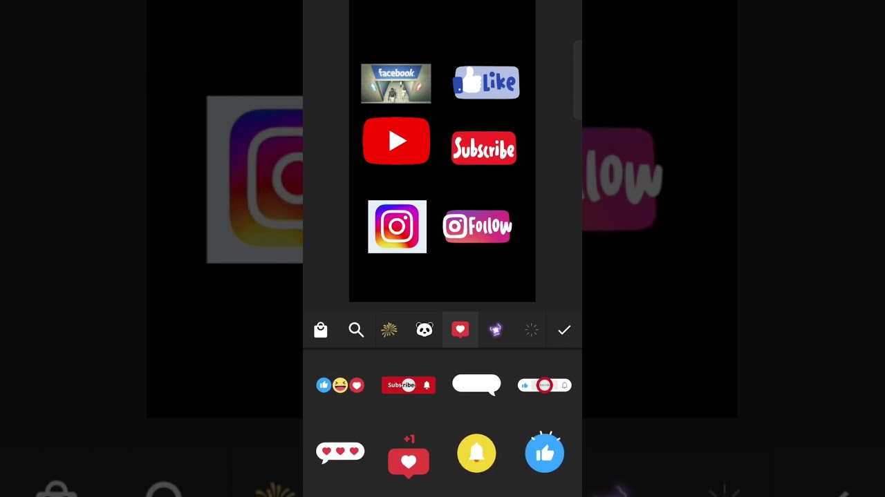 Like subscribe your favourite socialsite 