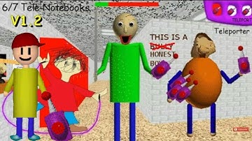 baldi teleporting chaos baldi basics android mods