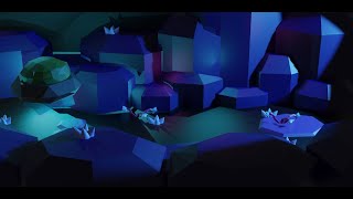 Lowpoly Alien UFO Animation in Blender 3.2