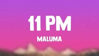 11 PM - Maluma [Lyrics Video]