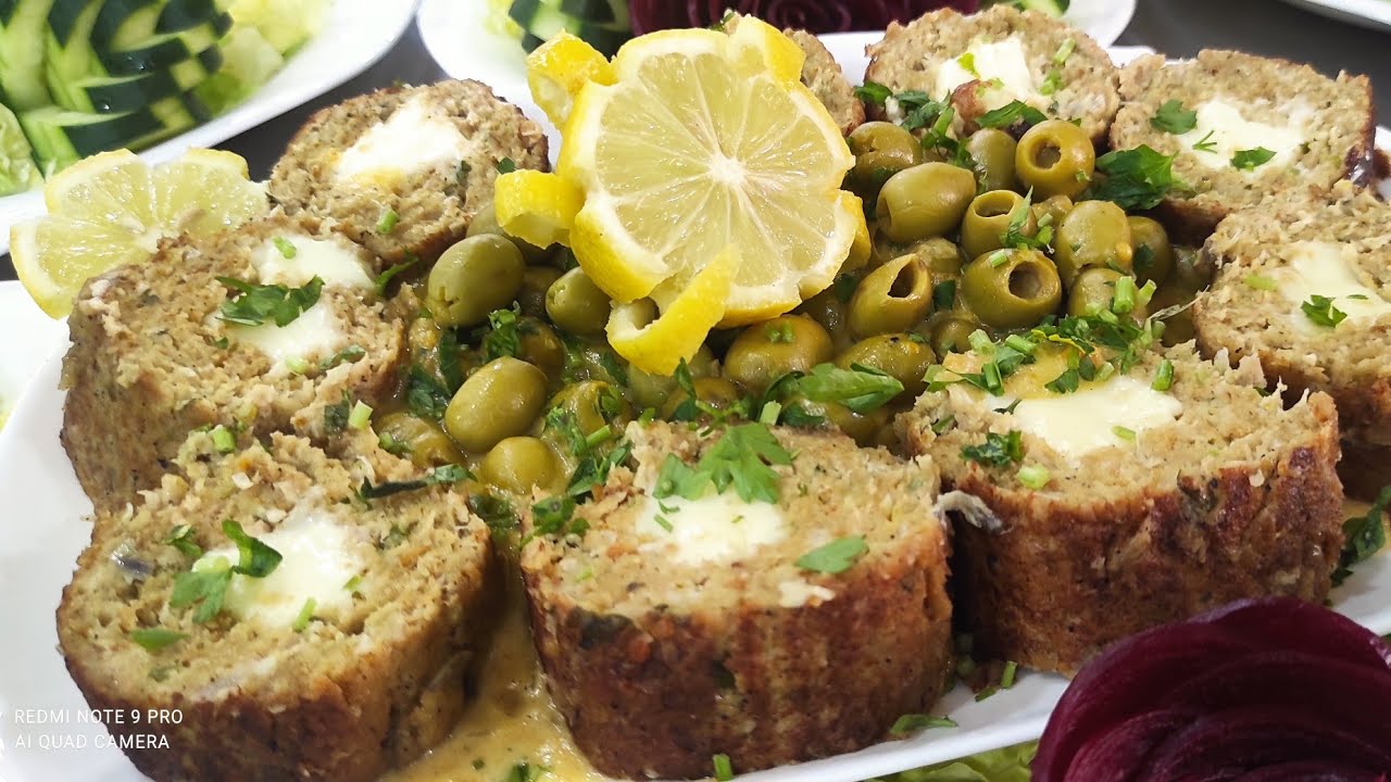 رولي دجاج بصدر واحد دجاج سر البنة  poulet roulé 10 personnes #طبق_رمضان_إقتصادي #الشاف_بربوشة_سهام