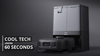Tech Under 60s | eufy X10 Pro Omni  Smart Robotic Cleaner that Vacuums and Mops.