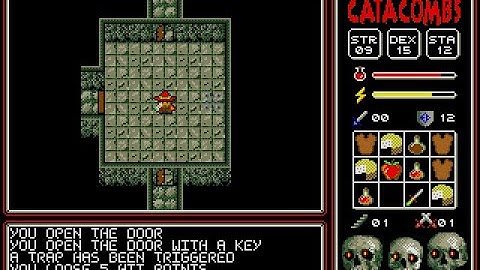 WIP Catacombs (0.20F EN) - Atari ST