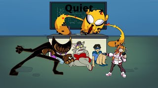 [FNF requested by Noemi Palacios Choque] Bendy and Kiryu Coco sing Quiet (Playable)