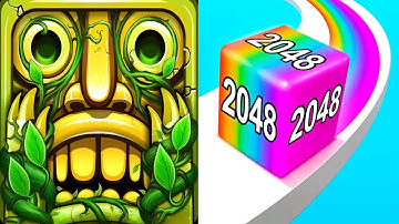 Temple Run 2 Lost Jungle VS Jelly Run 2048 Android iPad iOS Gameplay HD