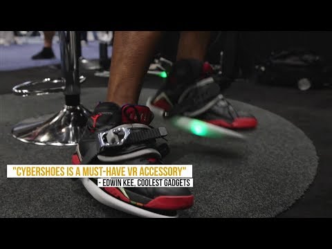 Cybershoes - shoes for walking in VR - E3 reactions