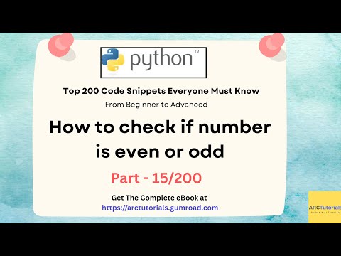 Python Coding Interview Questions - Part 15 | Even or Odd (The Optimized Way)