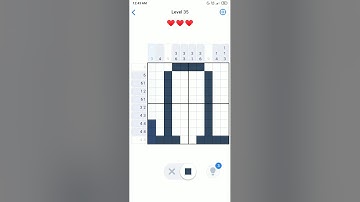 Nonogram Puzzle Level 35 | Gameplay Walkthrough | Easy Solution