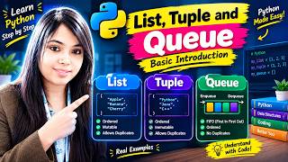 Python Data Structures | List, Tuple & Queue for Beginners