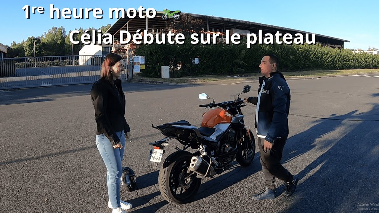 👉 Première heure de plateau moto avec Célia 🏍️ Démarrage, équilibre & initiation au lent