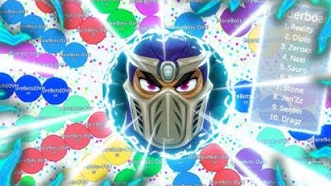 100 AGAR.IO BOTS BEST MOMENTS AND BIGGEST DOUBLESPLIT / MoreBots.OVH