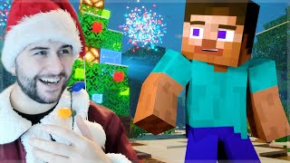 REACTING TO REDSTONE CHRISTMAS ALEX & STEVE Movie Minecraft Animations!