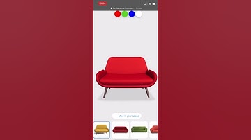 Furniture WebAR Demo with Marvin XR