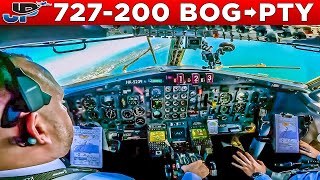 AeroSucre Boeing 727-200 Cockpit Bogota🇨🇴 to Panama City🇵🇦