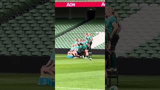 Ireland Captain's Run ahead of historic Women's Six Nations Aviva clash with Scotland #IREvSCO