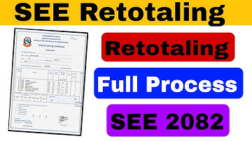 SEE Retotaling || SEE Retotaling Full Process || SEE Retotaling 2082