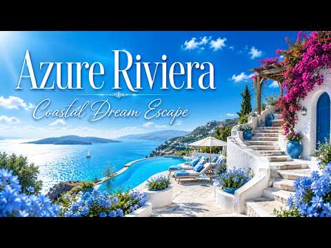 🌅 Golden Italian Vibes & Mediterania Chill 🎶 1 Hour Soothing Amalfi Coast & Lake Como Focus 4K