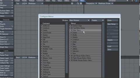 LightWave UI - Importing plugin menus #1