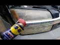 WD 40 VS Headlights | Headlight Cleaner