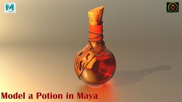 Autodesk Maya | How to model a Potion.