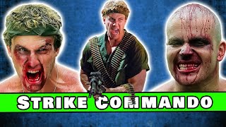 Screaming idiot stores grenades in his prison wallet | So Bad It's Good #153 - Strike Commando screenshot 1