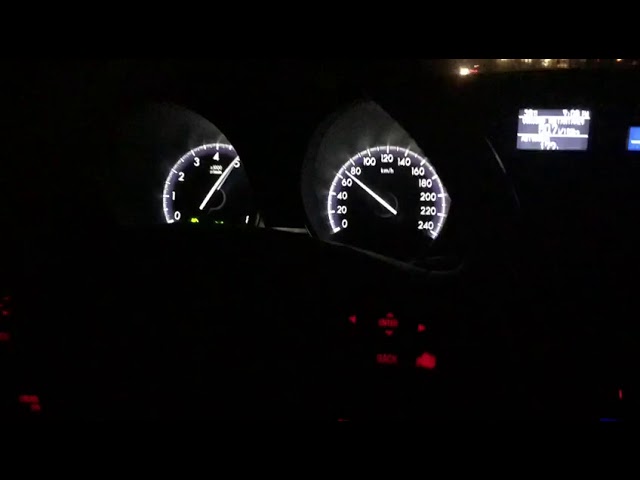 Mazda 3 1.6 test 0 - 100 km/h