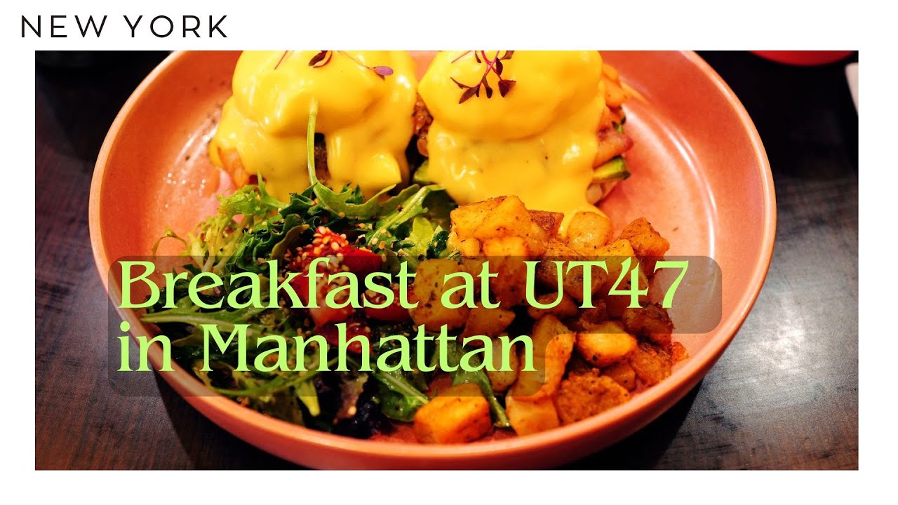 [NYC] UT47 Manhattan, Hip Korean Fusion Cafe with Breakfast, Coffee, Bubble Tea, etc  