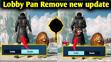 How To Remove Pan In Lobby in BGMI || Pan remove lobby || Lobby Me Pan hide New update
