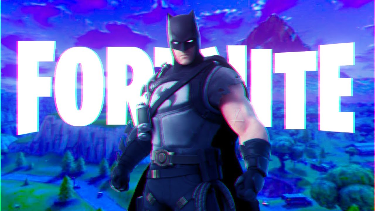Fortnite but I'm BATMAN