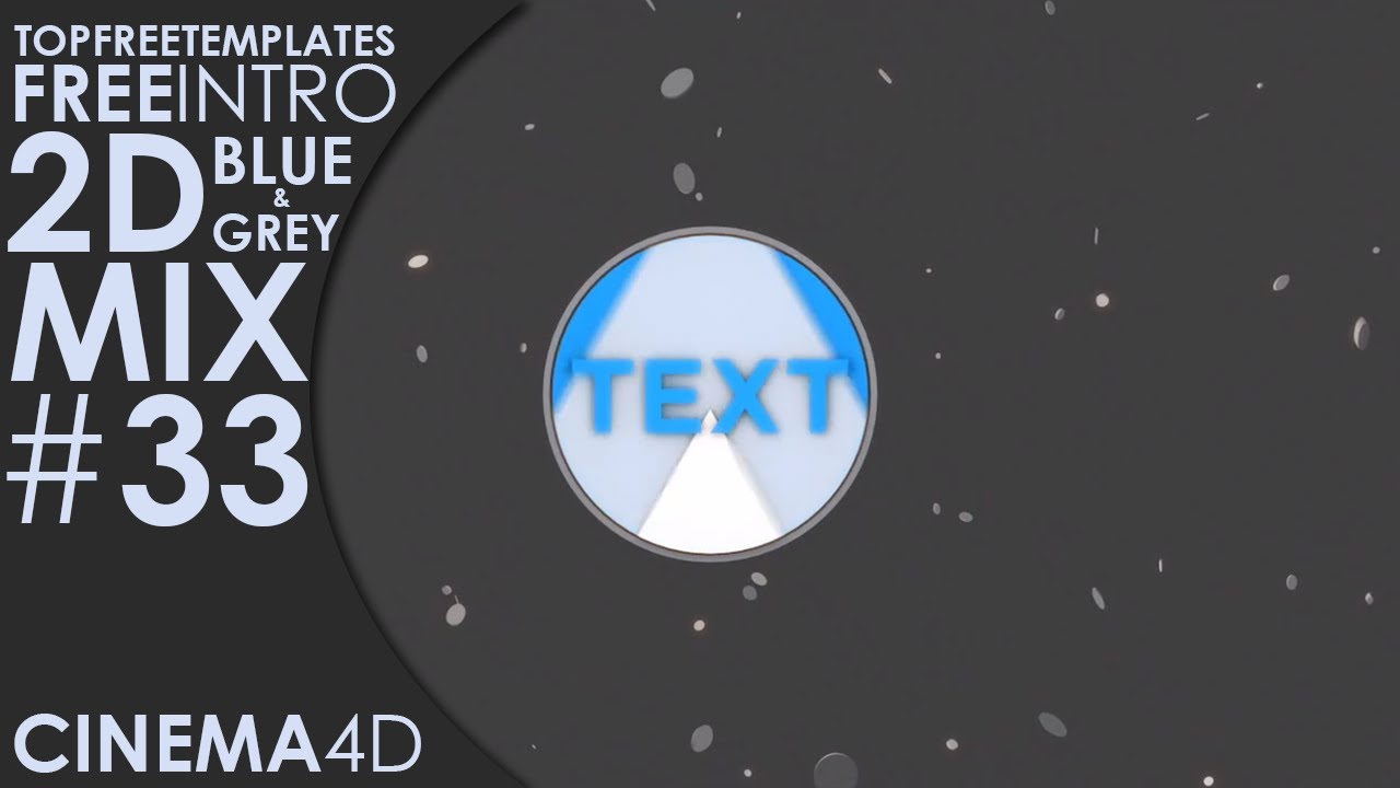 FREE After Effects Intro: 2D Blue & Grey Mix #33 - YouTube