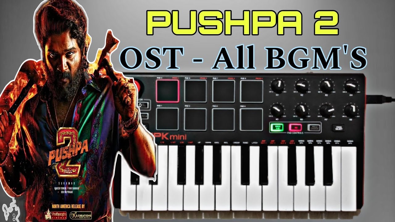 Pushpa 2 OST |Pushpa 2 bgm piano| Allu Arjun | DSP | Sam CS | Pushpa all bgms piano |  EF